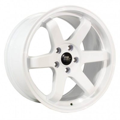 msttw MST Tuner MT05 Gloss White with Machined Lip 15x8 (+20) 4x100