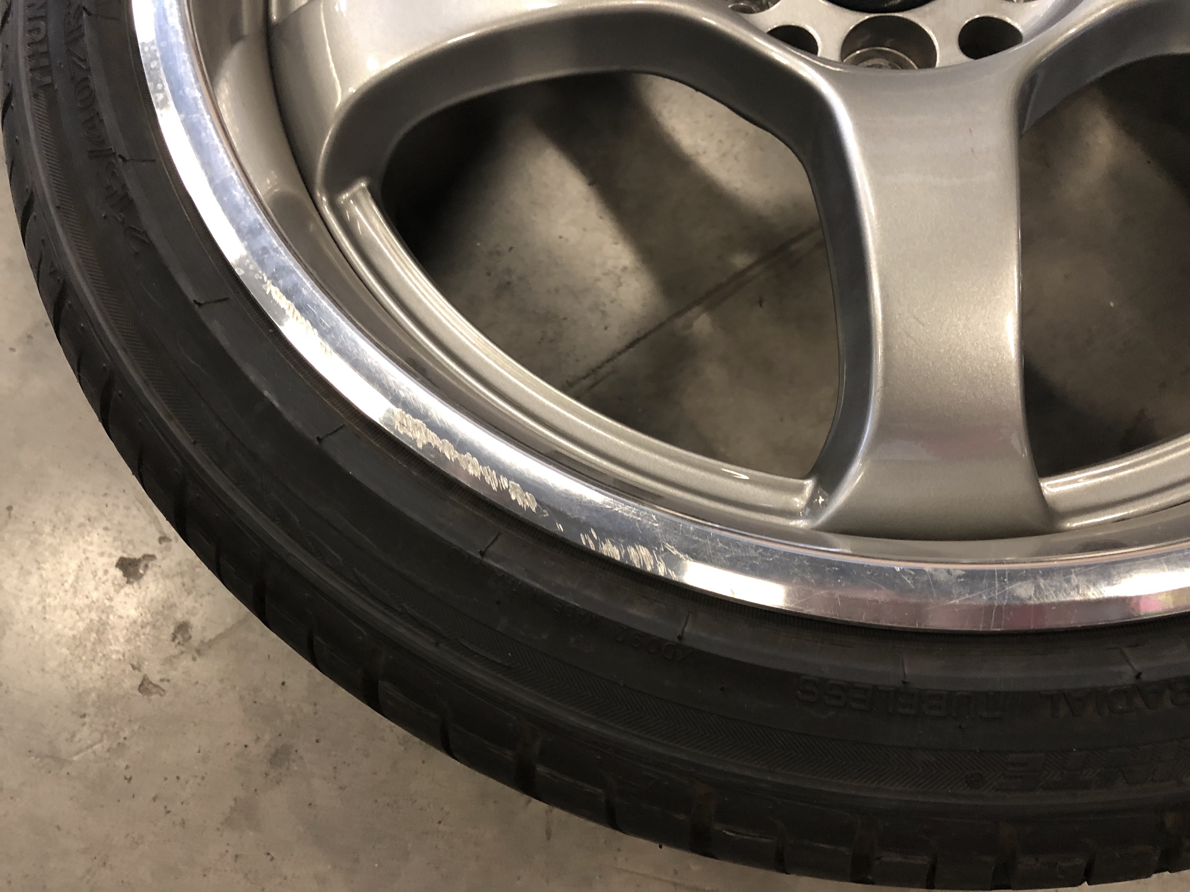 Gramlight 57 Pro Gunmetal 18x8 (+40) 5x100 Wheels and Tires